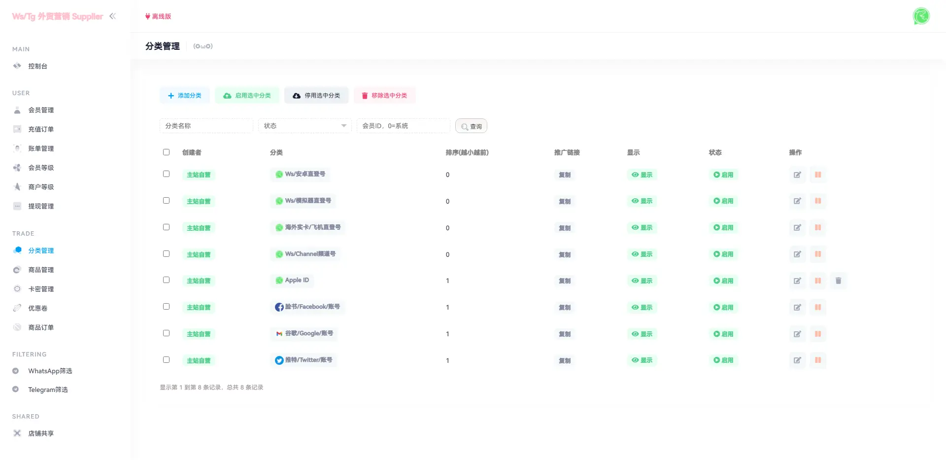 1700050939795786.webp WhatsApp筛选Ws/Tg外贸营销Supplier推特号/FB号/谷歌号/小火箭Ws/Channel社交账号