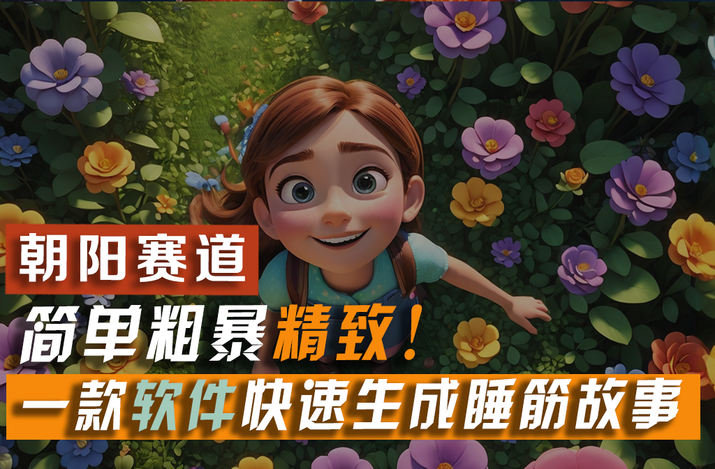 (11405期)利用一款软件5分钟一条爆款睡筋故事,简单粗暴精致!小白月入2w+