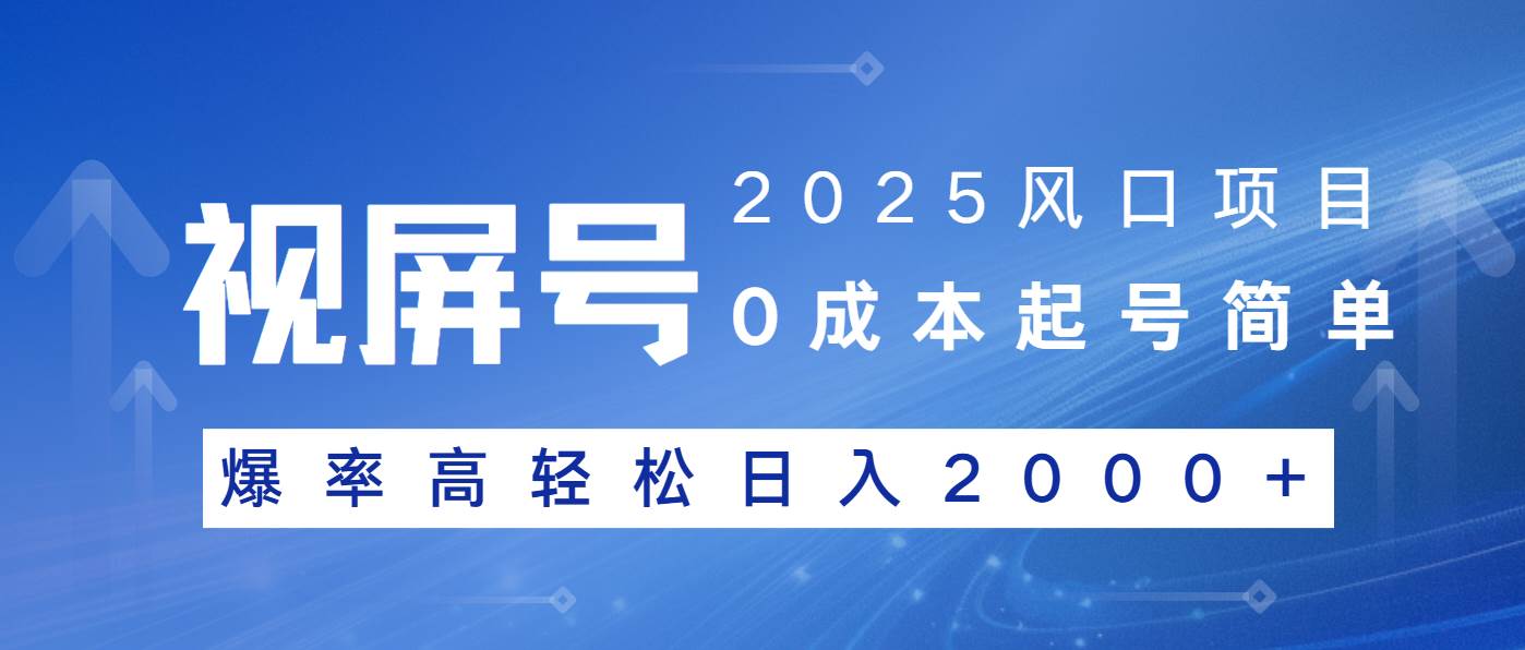 (14157期)2025风口项目,视频号带货,起号简单,爆率高轻松日入2000+